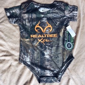 RealTree camo hunting baby onesie